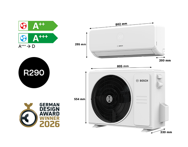 Bosch Climate 6000iP luftkonditionering